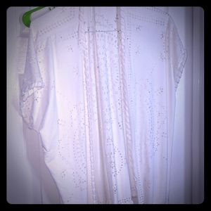 White stitch velvet cover